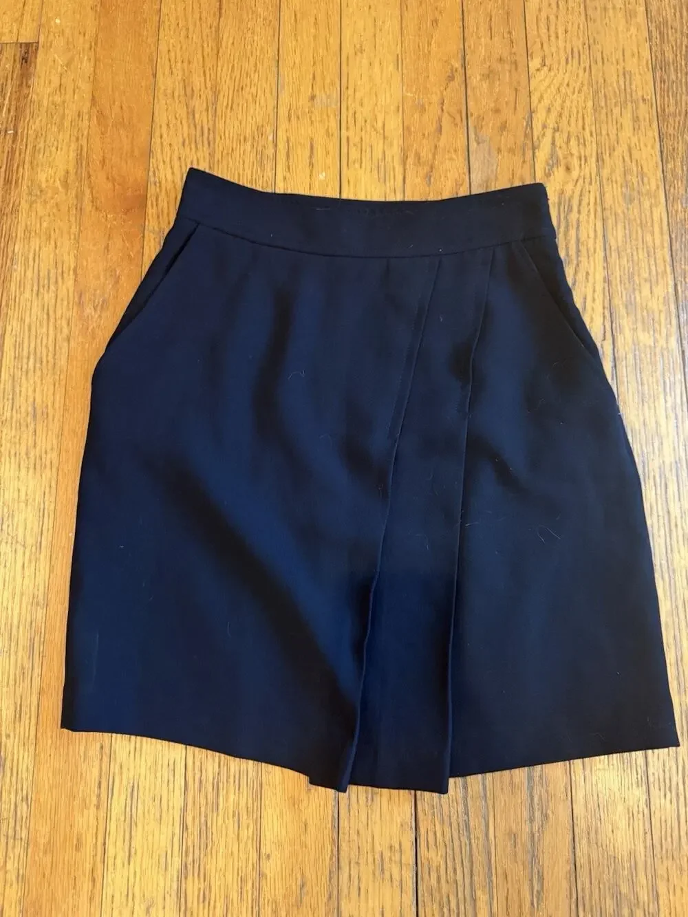 Iro Paris Womens Skirt Size 34 New Black Pleated Effect Party Mini